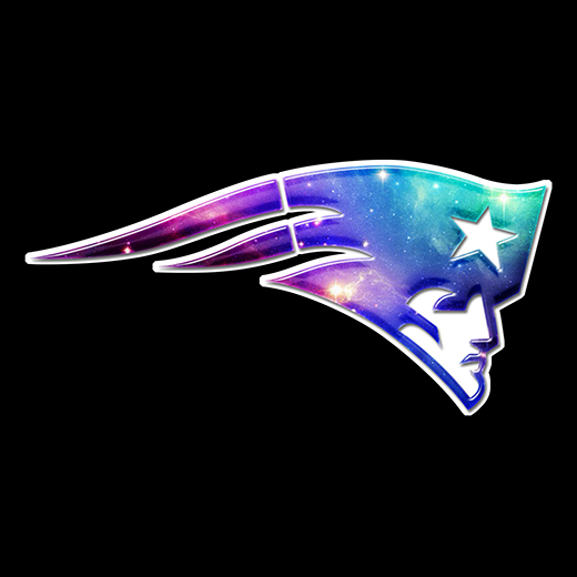 Galaxy New England Patriots Logo vinyl decal